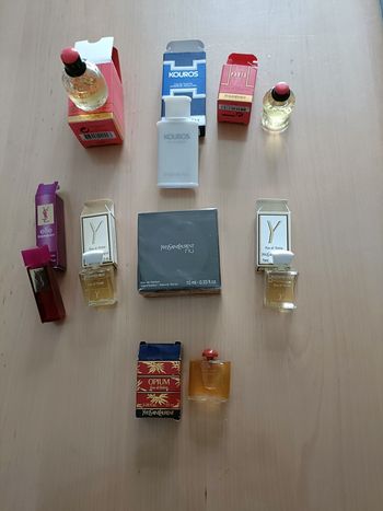 LOT DE 8 MINIATURES YSL DONT 2 VAPO PARIS ET NU