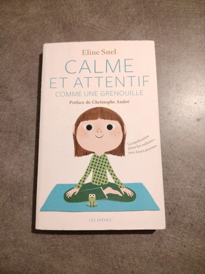 Livre "Calme et attentif comme une grenouille" avec CD neuf