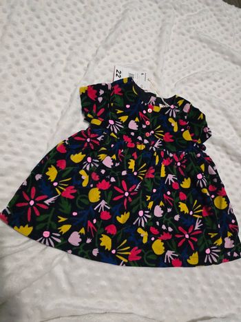 Robe fleurie - DPAM - 6M/68cm