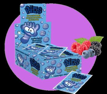 Lot de 2 sucettes pieds fruits des bois