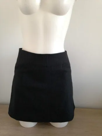 Mini jupe classique zippé 38 Mim