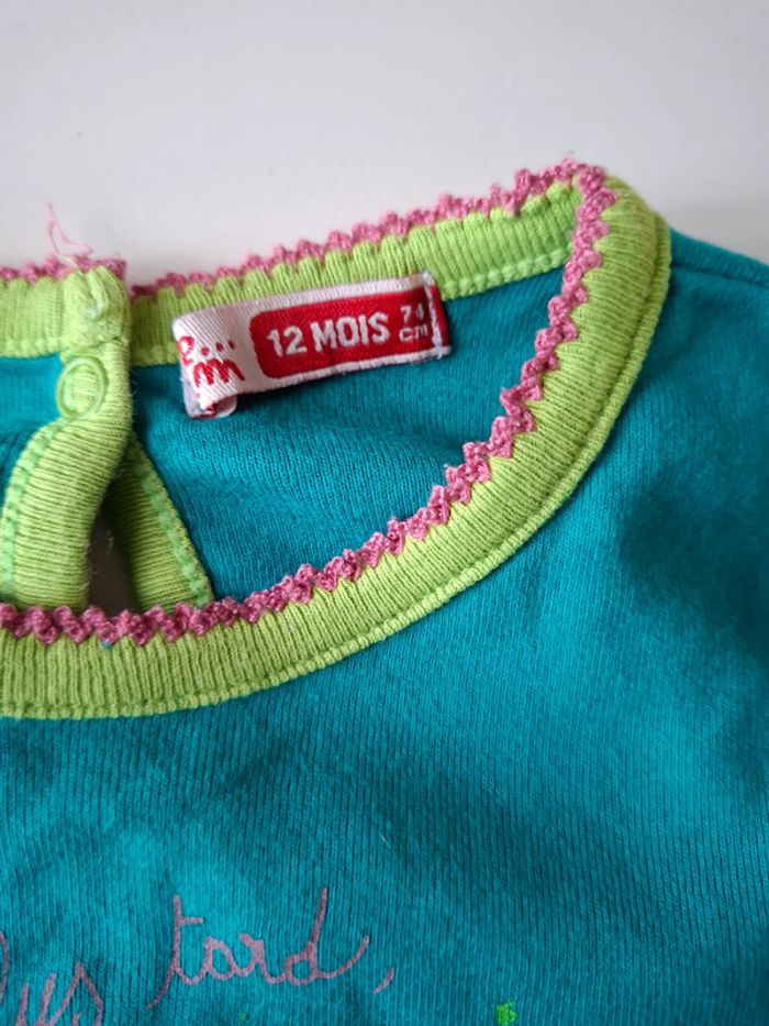 Pyjama d'été Du PAreil Au Même taille 12 mois - photo numéro 2