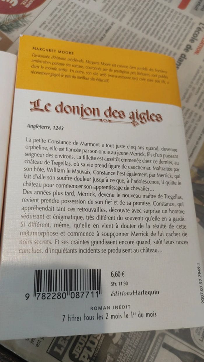 Lot de deux romans d'amour historique best-seller harlequin - photo numéro 4