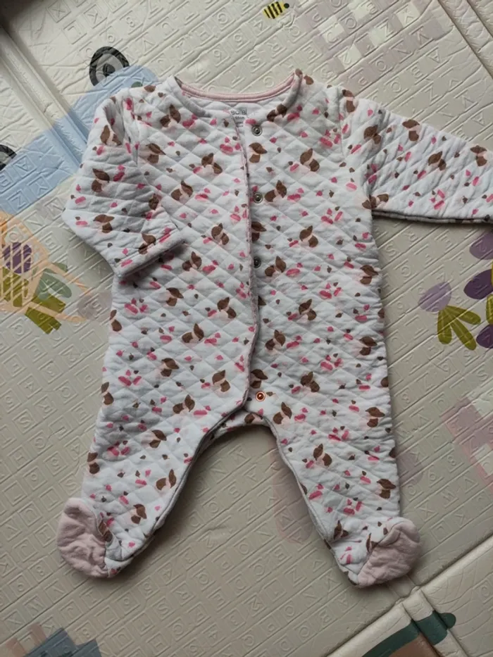 Pyjama matelassé bébé fille