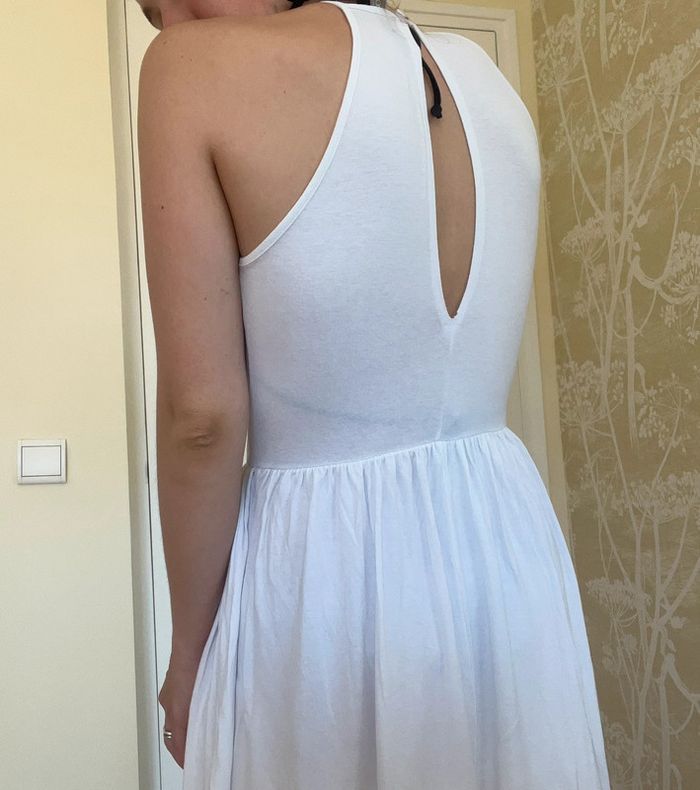 Robe blanche légère pour l'été - white summer dress - photo numéro 4