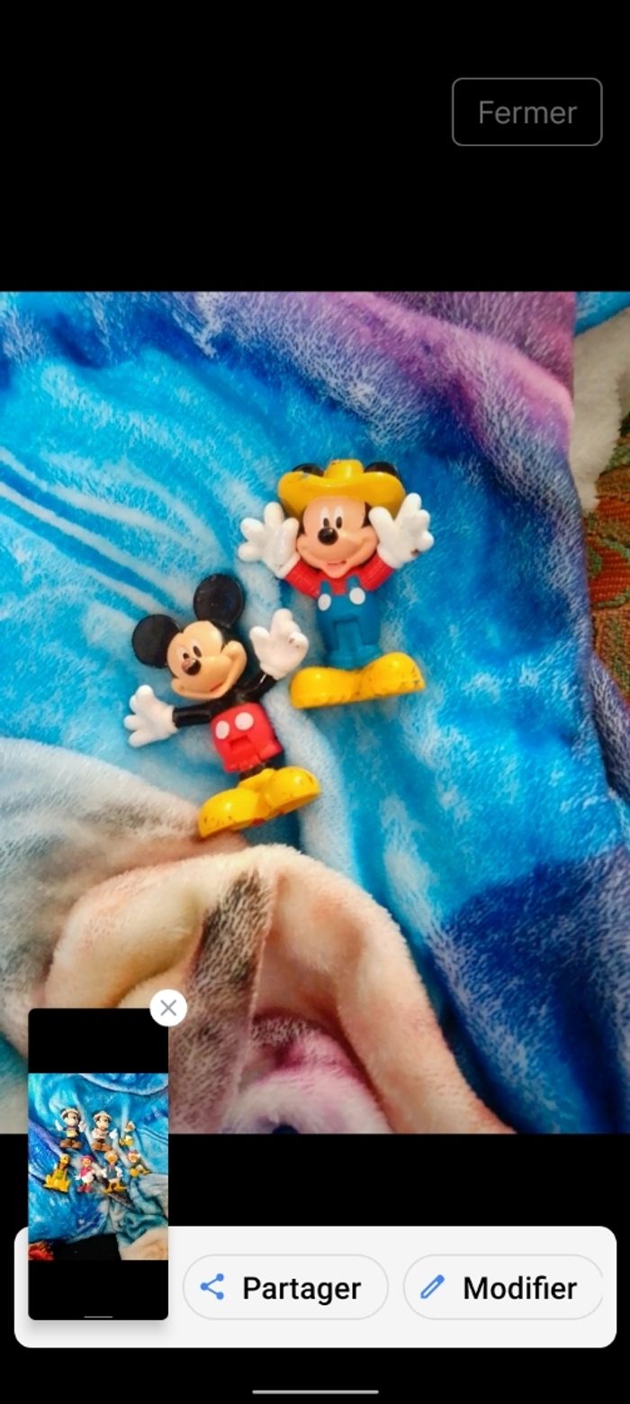 Lot figurines mickey - photo numéro 2