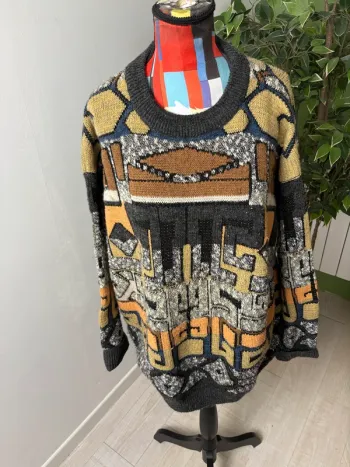 Pull vintage | Multicolore | Taille unique