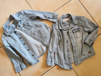 Lot chemise jeans zara 2ans Zara