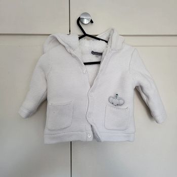 Gilet maille fourré