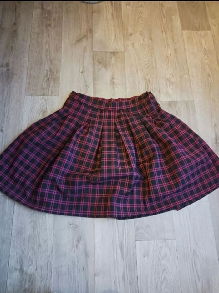 Jupe à carreaux