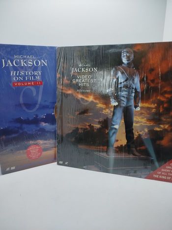 Michael Jackson Laserdisc - History 1 et 2