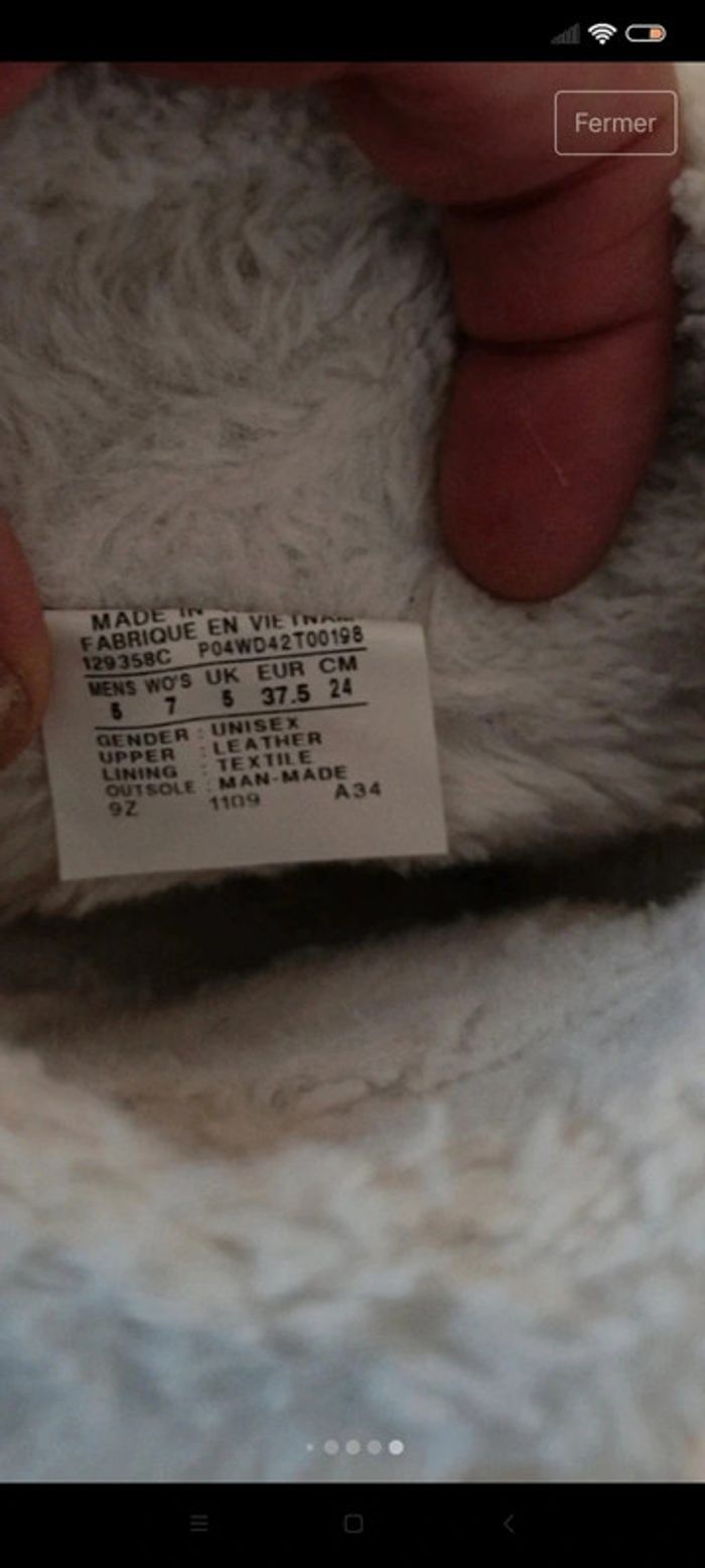 Bottines fourrées t 37.5 marque converse - photo numéro 8