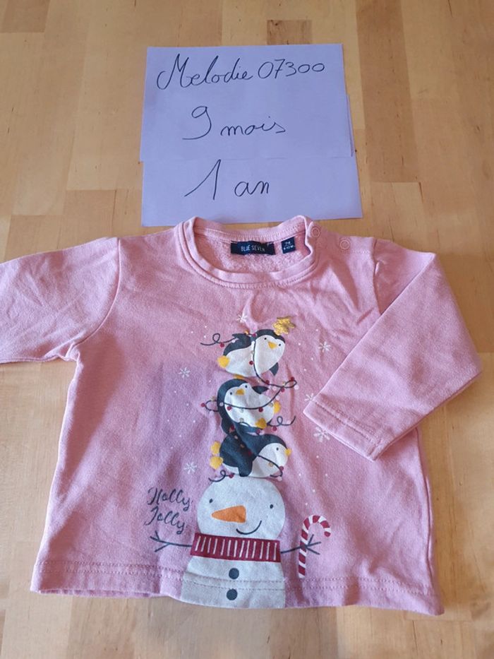 Pull 9 / 12 mois blue seven