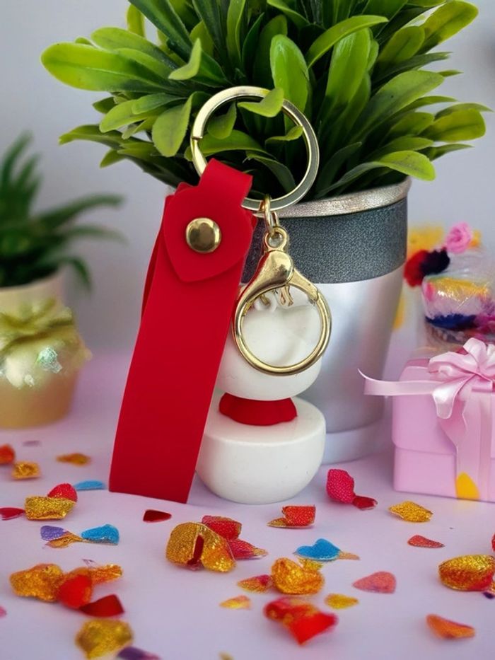 Porte clés Hello Kitty rouge - photo numéro 3