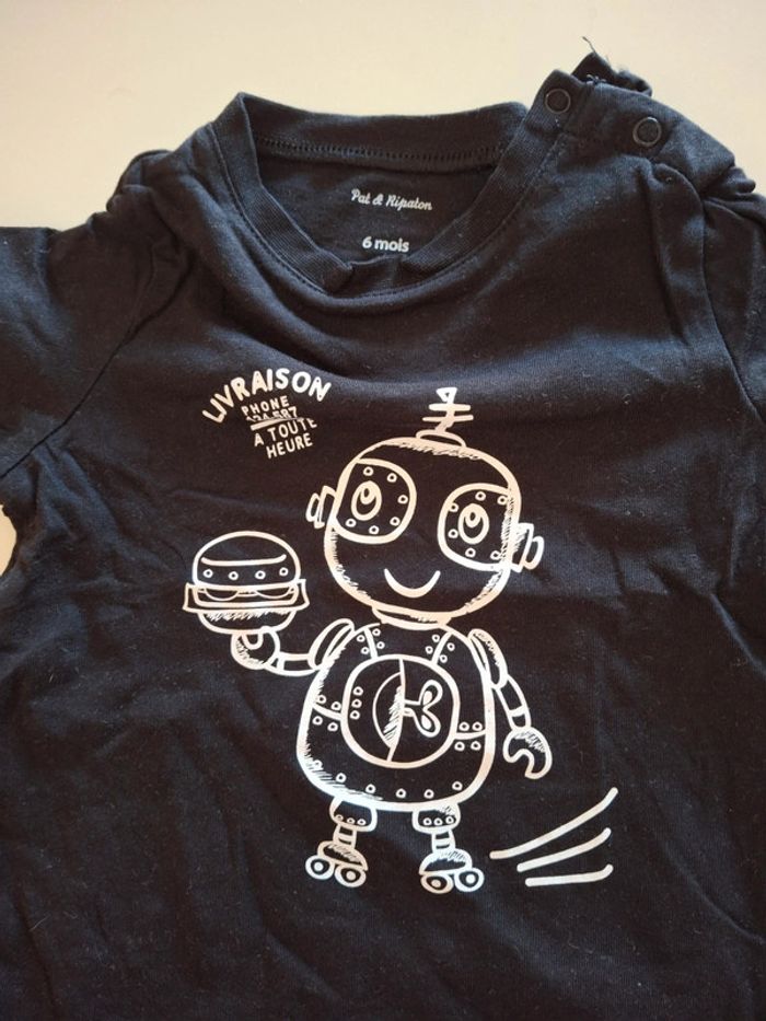 T-shirt manches longues bébé garçon - photo numéro 2