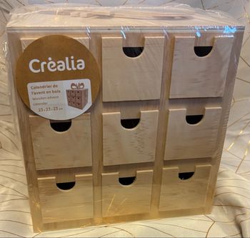 Calendrier de l’avent à customiser créalia