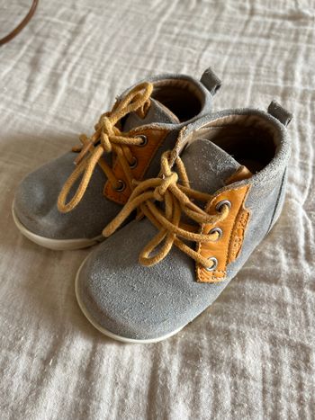 Bottines daim Shoo Pom