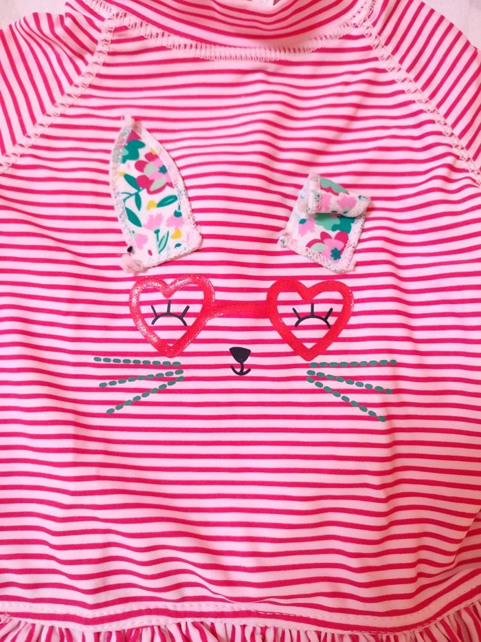 Maillot de bain bébé fille. - Anti uv - 6 mois - Neuf - Du pareil au même - photo numéro 4