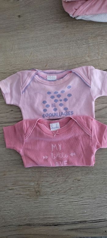 Lot de 2 bodies manches courtes