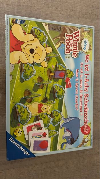 Jeu Winnie l’Ourson Ravensburger – Où est la queue de Bourriquet ? – Complet, très bon état