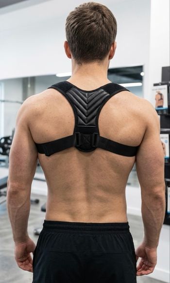 Correcteur de posture réglable - Noir