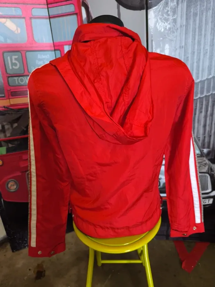64483 veste zippée rouge femme S - photo numéro 2