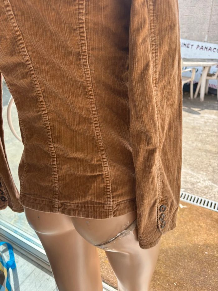 Veste en jeans Lacoste marron - photo numéro 9