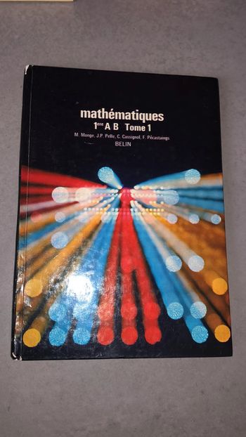 Livre mathématique 1ere AB tome 1
