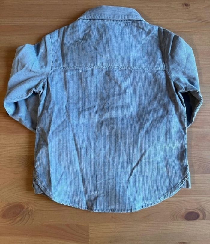 (Neuve non portée) superbe chemise ml velours #24mois Garçon - photo numéro 2