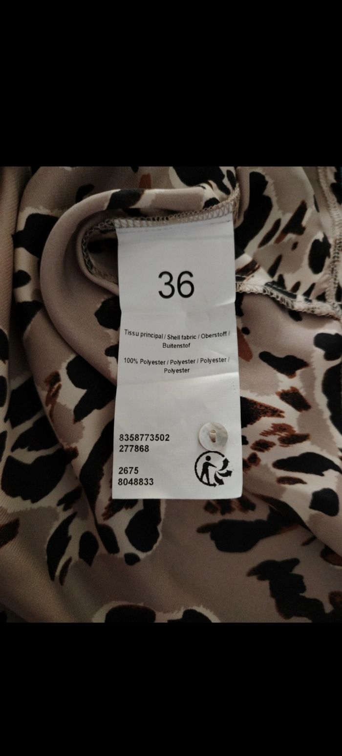 Blouse satinée léopard Grain de Malice - photo numéro 3