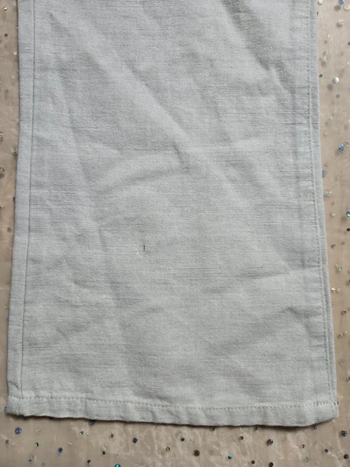 Pantalon /jean’s en lin crème Ober taille 40 - photo numéro 7