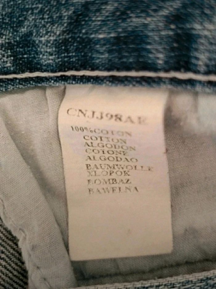 Jupe en jean bleu délavé Naf Naf M 38 - photo numéro 12