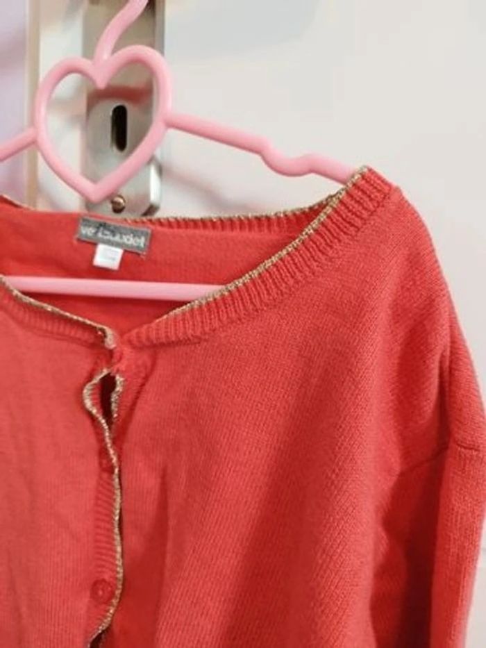 Gilet Bordure doré Verbaudet 10 ans - photo numéro 4