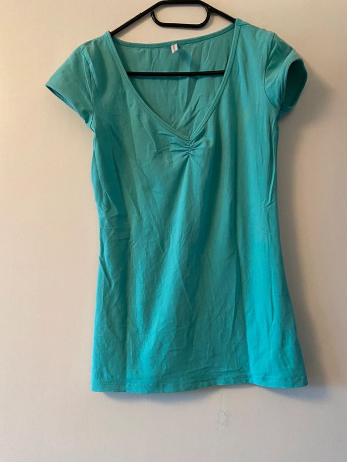 T-shirt vert Fishbone Taille M