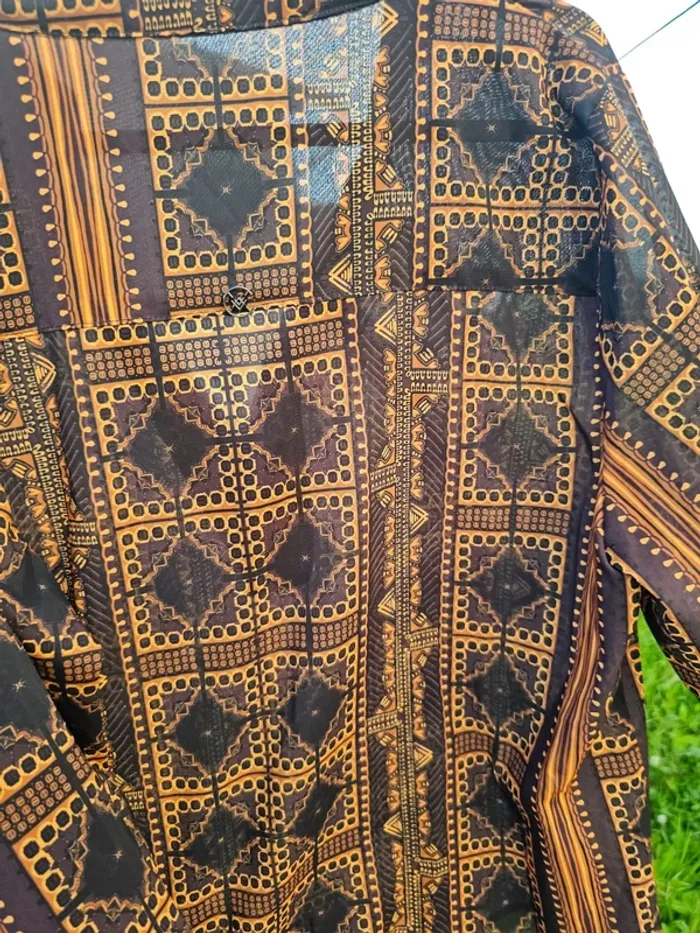 Blouse/chemisier  femme t 40 marron - photo numéro 4