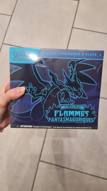 Coffret etb pokemon mega évolution 2 flammes fantasmagoriques