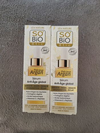 Serum anti age global précieux argan