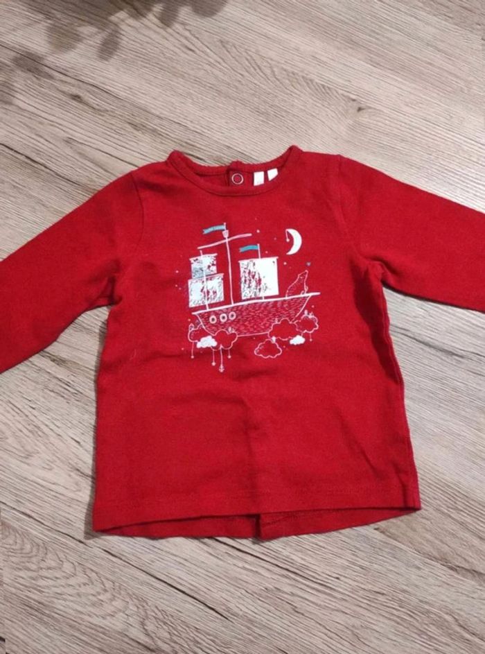 T-shirt manches longues 6 mois orchestra - photo numéro 2