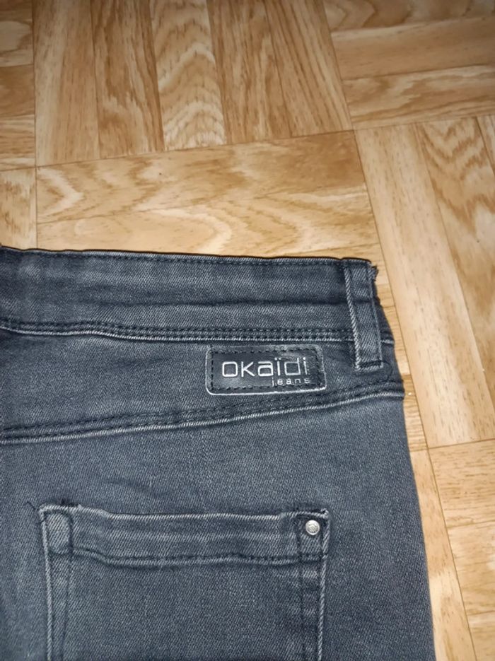 Jean skinny Okaïdi fille taille 12 ans en bon état - photo numéro 8