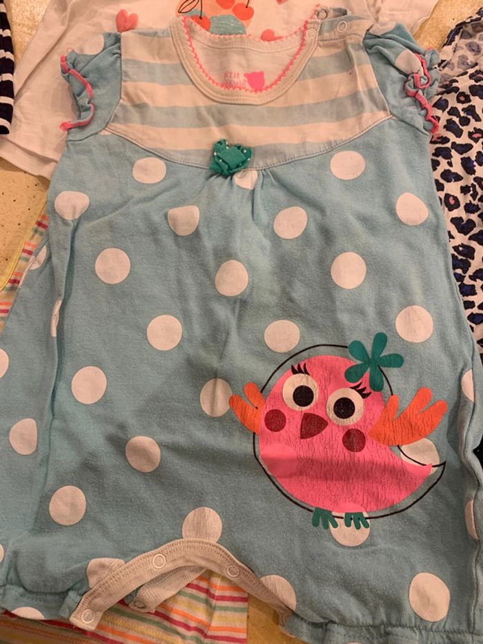 Lot ensemble vêtements bébé fille 6 mois été - photo numéro 9
