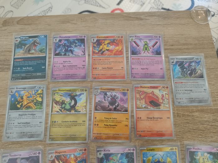 Lot 20 cartes Pokémon neuves destinées de Paldea EV4.5 holographique reverses brillantes - photo numéro 2