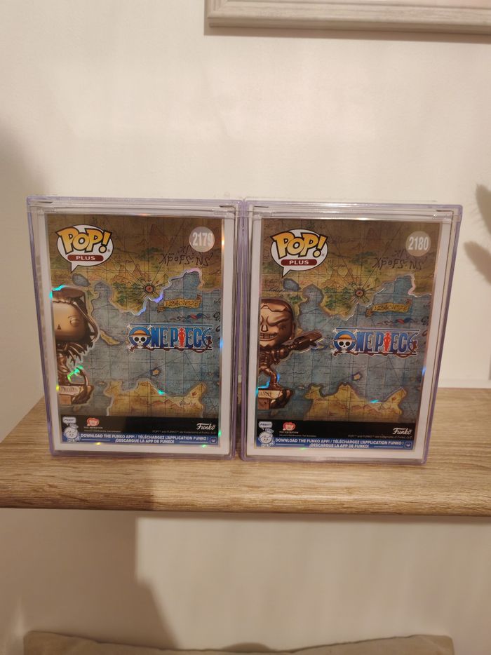 Figurine funko pop plus Franky et Nico Robin statue bronze - photo numéro 3