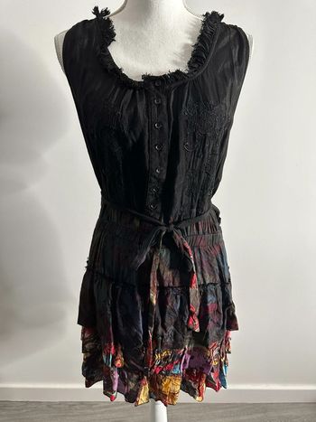 Robe à fleurs multicolore Desigual T38