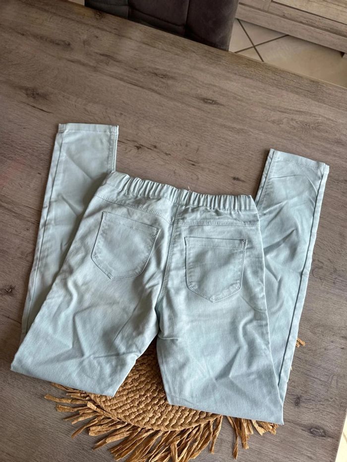 Jeans verbaudet 14 ans fille bleu turquoise - photo numéro 4