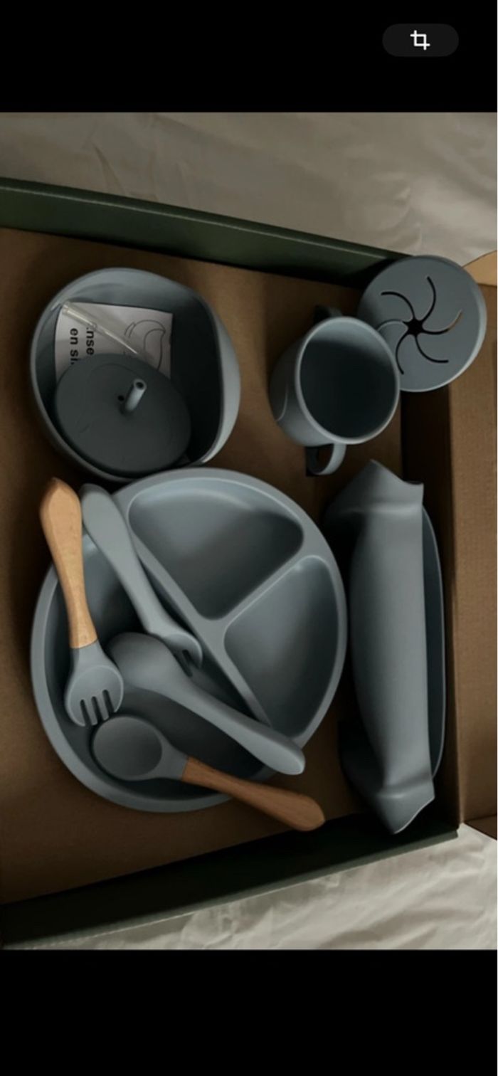 Set de repas en silicone pour enfant 10 pièces - photo numéro 4