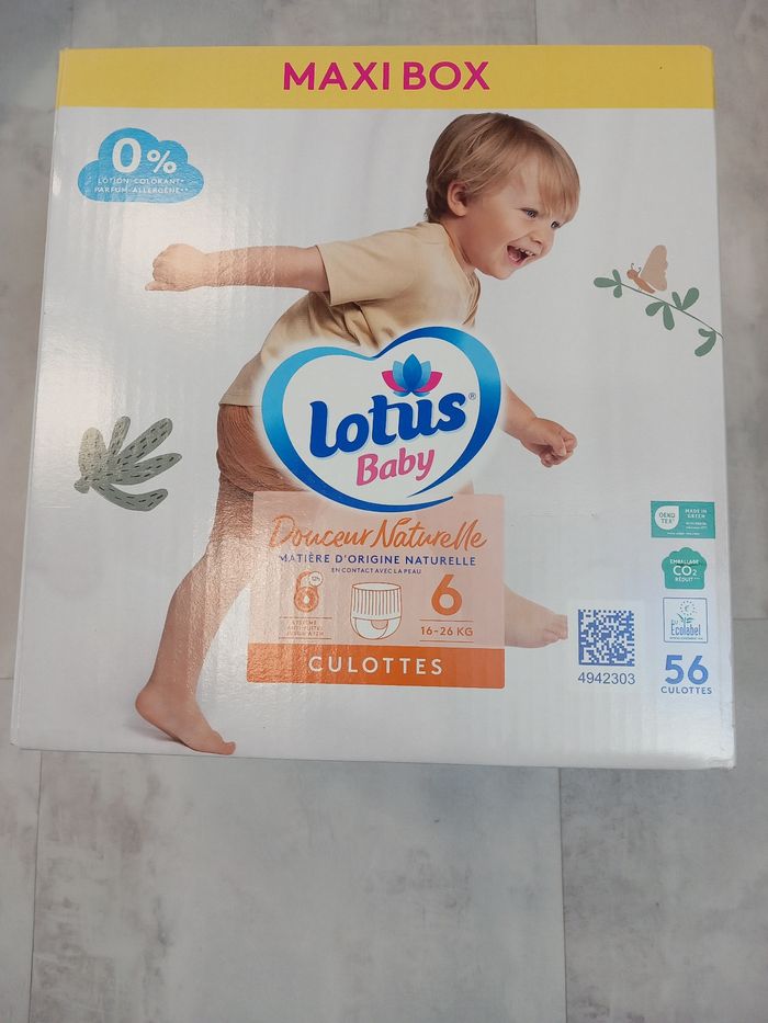 Couches culottes Lotus taille 6