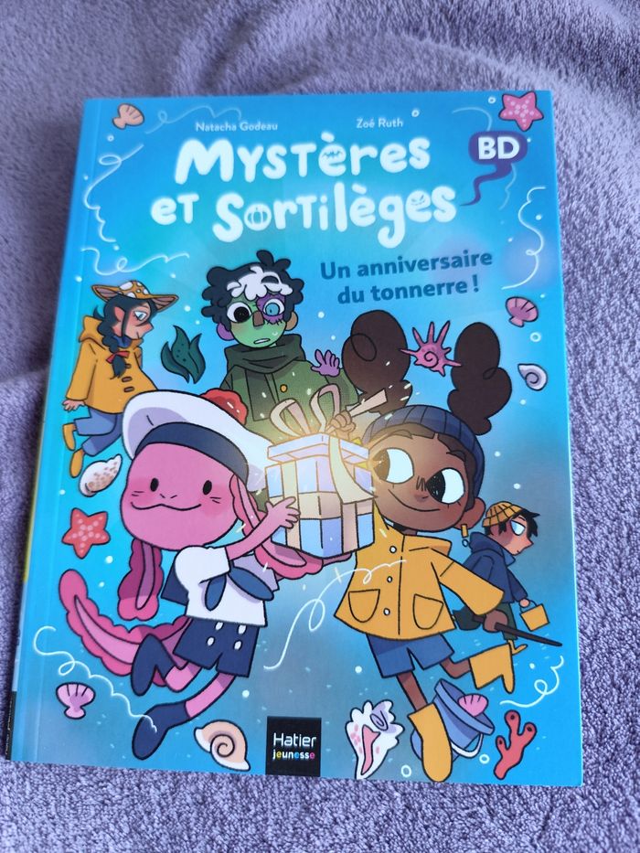 lot de 3 bandes dessinées Mystères et Sortilèges premieres lectures cp ce1 natacha godeau - photo numéro 5