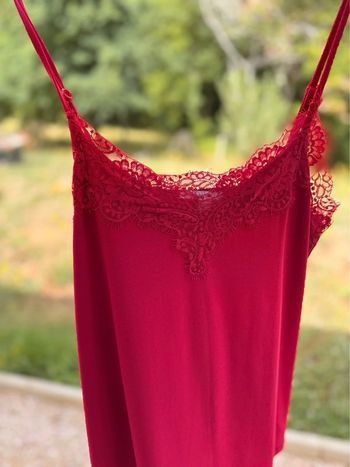 Débardeur bordeaux taille L