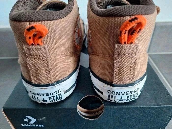 Baskets converse garçon tea orange White 34 - photo numéro 6