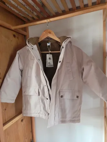 Manteau rose petit bateau